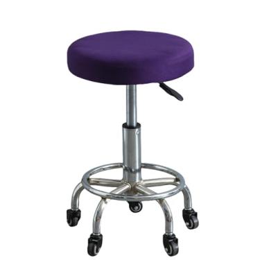 Imagem de Capa para cadeira de assento espessada, redonda, capa para cadeira de bar, elástica, macia, lavável, almofada para banco (6)