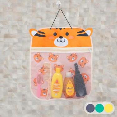 Imagem de Rede Saco Organizador de Brinquedos de Bebê Criança Infantil para Banh