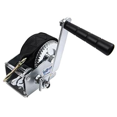 Imagem de PROFLine Guincho manual de 272 kg Guincho de reboque de barco resistente guincho de engrenagem catraca bidirecional guindaste de manivela de tradução de peso com alça de nylon de 5 m para guincho de