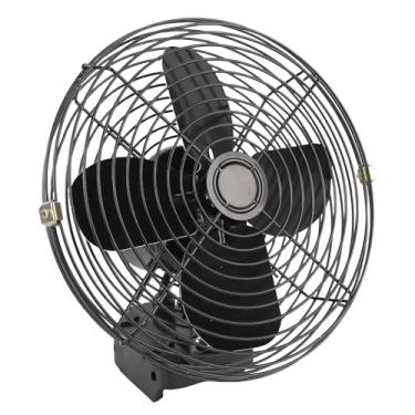 Imagem de Asixxsix Ventilador sem fio para uso externo em locais de trabalho, ventilador portátil alimentado por bateria com 8 pás metálicas de 4 polegadas, para acampamentos