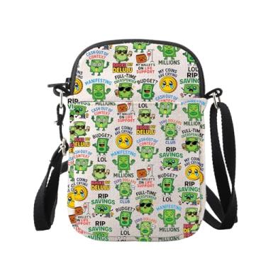 Imagem de WUSUANED Budget Planner Bolsa transversal para presente financeiro planejador mensal bolsa de orçamento de presente, Bolsa planejadora de orçamento