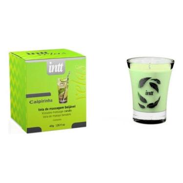 Imagem de Vela Caipirinha Óleo Para Massagem Beijável Aromática Intt