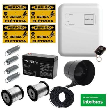 Imagem de Kit Cerca Elétrica Intelbras ELC 5001 com Alarme Residencial