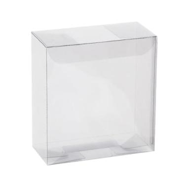 Imagem de 20 Caixa de Acetato Transparente 14,5x13,5x6,5 cm Caixa para presente lembrancinha embalagem