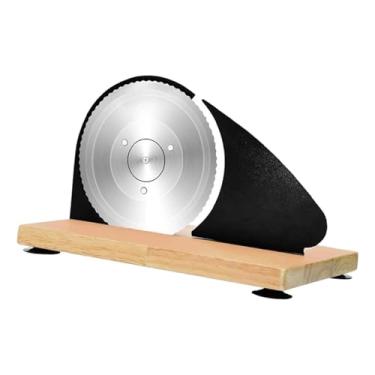 Imagem de Bothyi Fatiador de pão manual, cortador manual de ferro fundido, ferramenta de fatiar pão, cortador de pão para pães caseiros, pães crocantes, carne, Preto