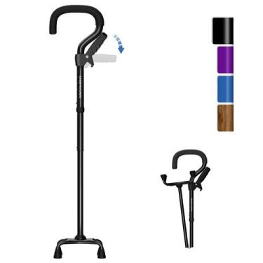 Imagem de Bastões de caminhada King Pavonini dobráveis ajustáveis com 4 pontas -