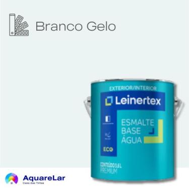 Imagem de Esmalte Base Água Leinertex Brilhante 3,6L, BRANCO GELO, 3,6L