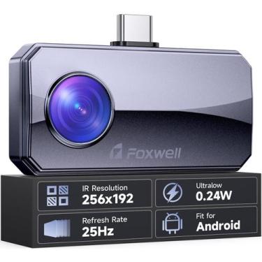 Imagem de Câmera térmica FOXWELL RT100 para smartphones Android