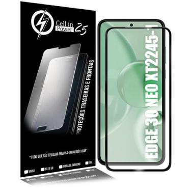 Imagem de Película De Vidro 3d Borda Curvada Compatível Moto Edge 30 Neo 6.3 XT2