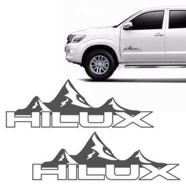 Imagem de Adesivos Montanha Para Hilux Emblema Grafite Genérico - SPORTINOX, Cam