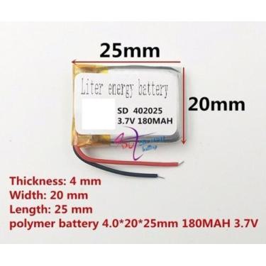 Imagem de Bateria 3.7v 180 Mah Mp3 Mp4 Alto Falantes Bluetooth Fones - - bgb