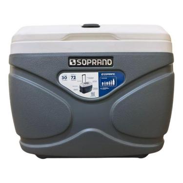 Imagem de Caixa Térmica Everest Cinza 30l Eficiência Térmica 72 Horas - soprano