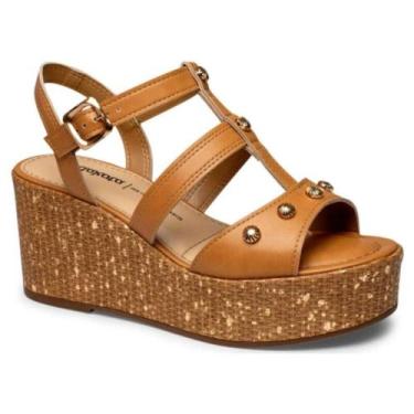 Imagem de Sandalia Dakota Anabela - Feminina - Tan, 36