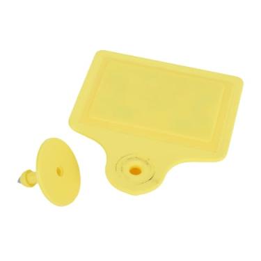 Imagem de Diydeg 10 unidades de brincos para gado, brincos eletrônicos à prova d'água TPU IS018000-6C UHF U9 Chip, brincos para animais à prova de calor e frio para ovelhas,