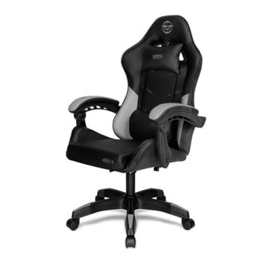 Imagem de Cadeira Gamer TGT Heron M| Preto | Reclinável 90–125° | Espuma Moldada Alta Densidade | Pistão Classe 4 | TGT-HRM-BK02