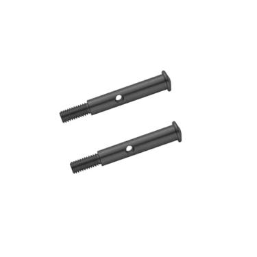 Imagem de NMNRC Enhance Black Steel Front Axles 3637 2PCS Compatible with 1/10 Slash 2WD Rustler VXL Stampede Upgrades Parts