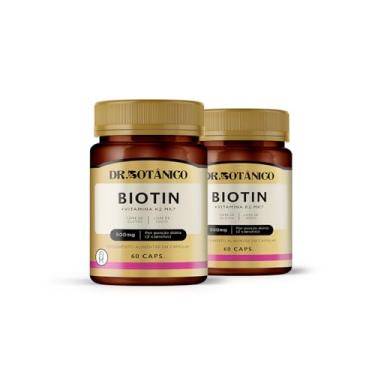 Imagem de KIT 02 UN BIOTIN + VITAMINA K2 MK7 500MG 60 CAPSULAS DR. BOTANICO