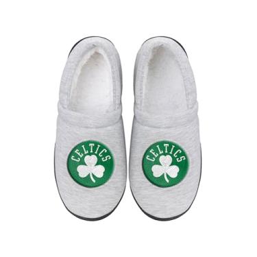 Imagem de FOCO - Moletom masculino NBA Team Big Logo Cinza Sherpa Mocassins Adulto Unissex, Boston Celtics, X-Large