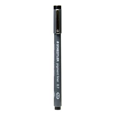 Imagem de Forro de pigmento Staedtler 0,7 mm preto [pacote com 5]