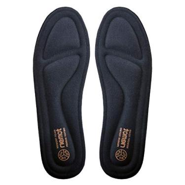Imagem de Palmilha de espuma de memória masculina da Riemot, palmilha interna de substituição super macia para tênis de corrida, botas de trabalho, acolchoamento confortável, inserção de sapatos marinha 38.5