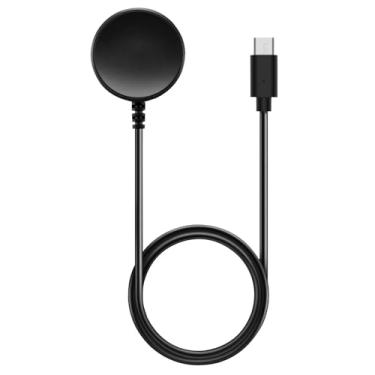 Imagem de HAOZHI Cabo Carregador Compatível para Samsung Galaxy Watch Ultra,FE,8,8 6 4 Classic,7,6,5,5 Pro,4,Cabo de Carregamento Magnético Sem Fio USB Tipo C para Galaxy Watch 3,Active,Active 2 (Tipo-C)