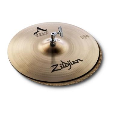 Imagem de Pratos Zildjian A Custom Mastersound Hi-Hat – 35,5 cm