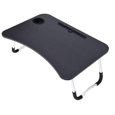Imagem de Mesas Dobráveis de Madeira Dobrável Para Estudo e Lazer(Preto 1')