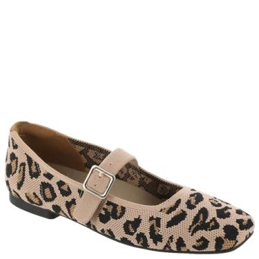 Imagem de Anne Klein Sapatilha feminina Mabel Ballet, Leopardo, 38