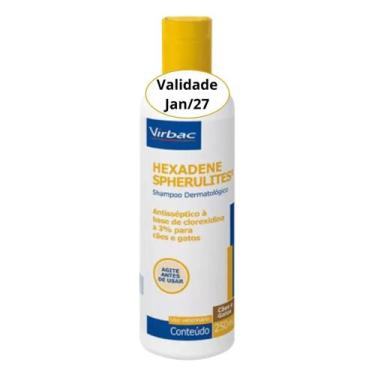 Imagem de Hexadene Spherulites 250ml Virbac Shampoo Dermatológico Cães Gatos