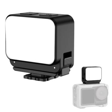 Imagem de Luz de preenchimento magnético para DJI Osmo Pocket 3, 4 níveis de brilho, 3 modos de cor, mini luz de preenchimento magnético leve com cabo de carregamento para iluminação noturna de filmagem Vlog