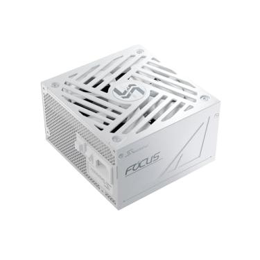 Imagem de Seasonic Focus GX-850 White ATX3, 850W 80+ Gold Full-Modular, controle de ventilador sem ventilador, silencioso, modo de resfriamento, série 40/50, garantia de 10 anos, fonte de alimentação para jogos