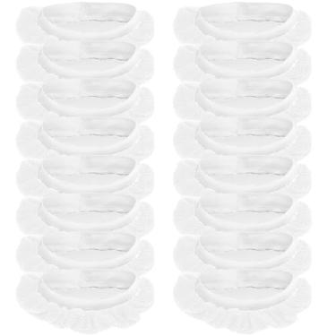 Imagem de XYDHQS Almofadas de esfregão a vapor versáteis reutilizáveis acessórios de pano a vapor de alta eficiência, almofadas de limpeza a vapor para limpador a vapor portátil (branco, 16)