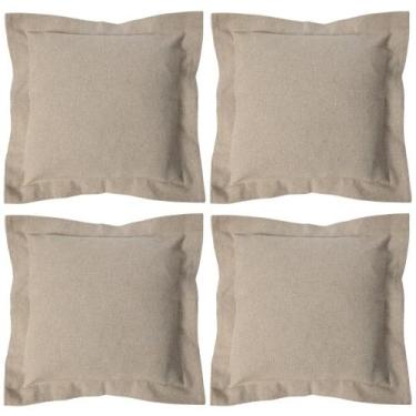Imagem de Almofada Decorativa em Linho de 60x60cm com Abas com Enchimento - AMov