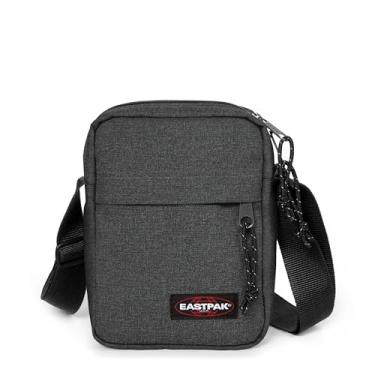 Imagem de EASTPAK The One – Bolsa transversal compacta com vários bolsos com zíper, alça ajustável, utilidade diária, Jeans preto, Medium, The One