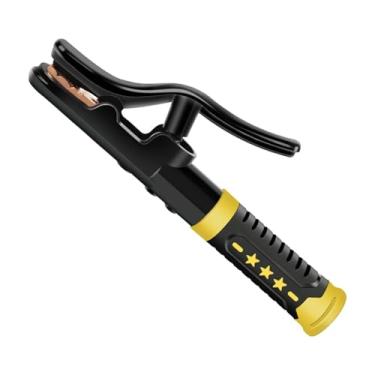 Imagem de Esquirla Suporte de eletrodo de soldagem, alicate de fixação de garra de eletrodo, braçadeira de aterramento de soldagem resistente ao calor e anti-escaldante