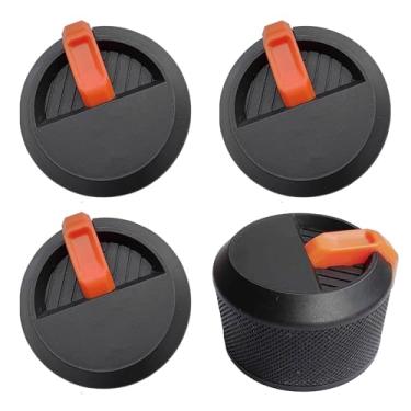 Imagem de Maçanetas de grelha a gás 4 unidades laranja