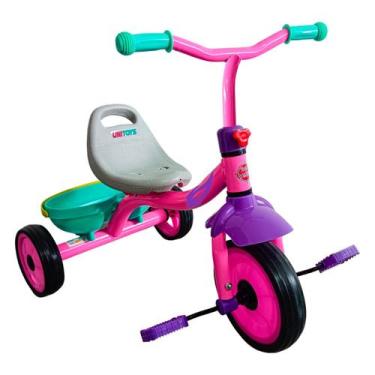 Imagem de Triciclo Infantil Criança Reforçado Com Assento Ajustável - Unitoys, R