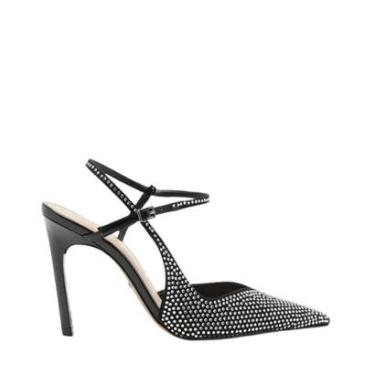 Imagem de Sandália Arezzo Salto Fino Amarração Pompom-Feminino