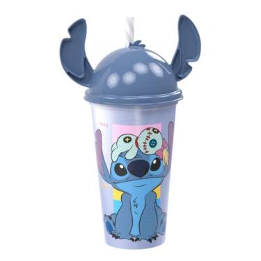 Imagem de Copo Mió Stitch com Tampa Ludica Orelhinha e Canudo Desenhos Sortidos 