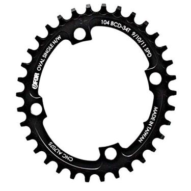 Imagem de UFOR 104BCD Elliptical/Oval Drop-Stop Chainring, 34T