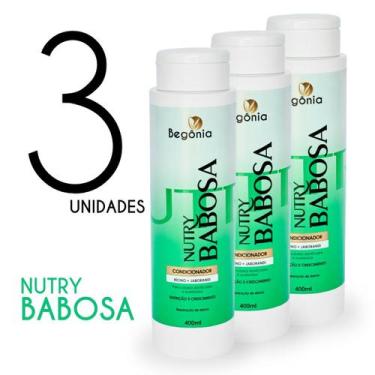 Imagem de KIT Condicionador Begonia Nutry Babosa 400ml 3 Unds - Begônia