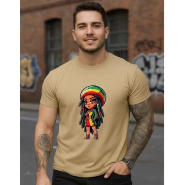 Imagem de Camiseta Estampada Premium Reggae Music Algodão Cores Vivas - Versitz,