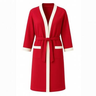 Imagem de Roupão de Banho Adulto Extra Macio Unissex Várias Cores Tamanho Único 