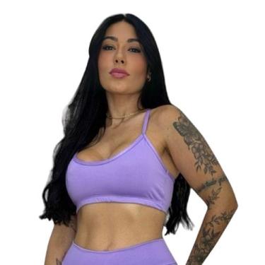 Imagem de Top Fitness de Academia sem Bojo Liso - c8 TOP ANA - TERRA E MAR MODAS