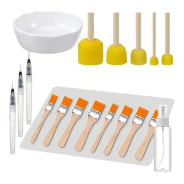 Imagem de shamjina Kit de pincéis de Conjunto de pincéis para desenho Canetas de pincel de água de decoupage para brinquedos educativos Profissionais Crianças