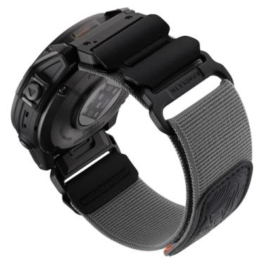 Imagem de Bandletic Pulseiras de relógio de ajuste rápido de 22 mm compatíveis com Garmin Fenix 8 de 47 mm - pulseira de nylon tática para Fenix 7 6 Pro/5 Plus/Instinct 3 E de 45 mm 2/Forerunner 965/955/945