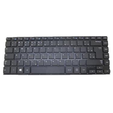 Imagem de Teclado Notebook para Samsung NP530U4B NP530U4A NP530U4C 530U4B 530U4A 530U4C Brasil BR BA59-03260P Sem Moldura Preto Novo