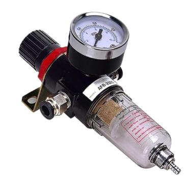 Imagem de 1 unidade de filtros pneumáticos AFR-2000 1/4 AFR2000 para compressor de ar, separador de umidade, regulador de pressão, unidade separadora de óleo e água (AR2000 TPC6)