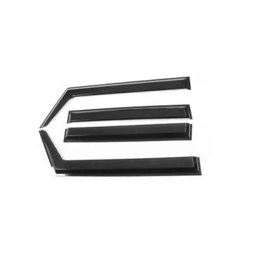 Imagem de GRJQRKHZ Defletor de janela lateral do carro para S&uzuki Jimny JB64 JB74 2019-2023 Weathershied viseira de porta vento sol proteção chuva janela lateral defletores de vento