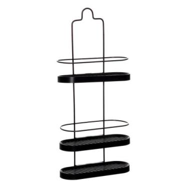 Imagem de Porta Shampoo Triplo Wave Black - Metaltru